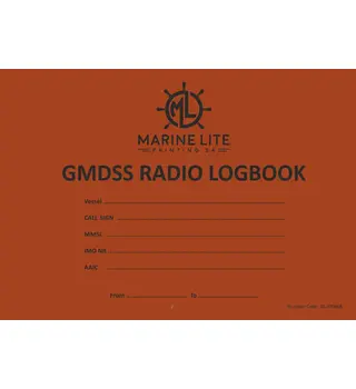 GMDSS Radio Log book 35-370868