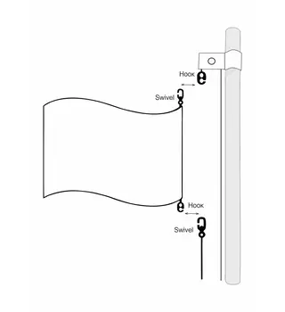 Flag Hook Complete Upper/Lower 37-1581
 guideline