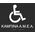 Disabled persons cabin (Greek) 27-0010 ada braille