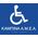Disabled persons cabin (Greek) 27-0010 ada braille