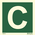 Means of Escape Signs Letter C 104212