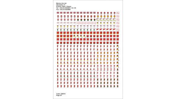 Folder with Fire Control & Lifesaving pictograms 230015-5