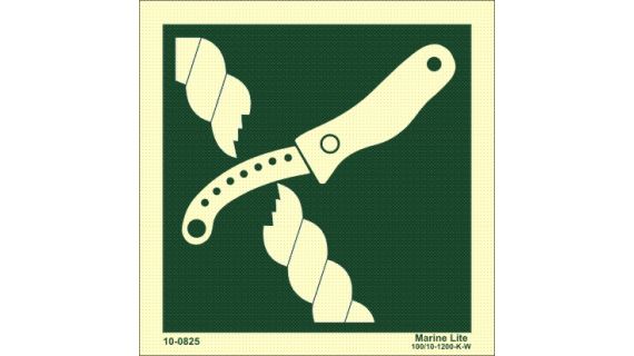 (LSS) Lifesaving Systems and Appliances Signs :: Liferaft knife 104086 ...