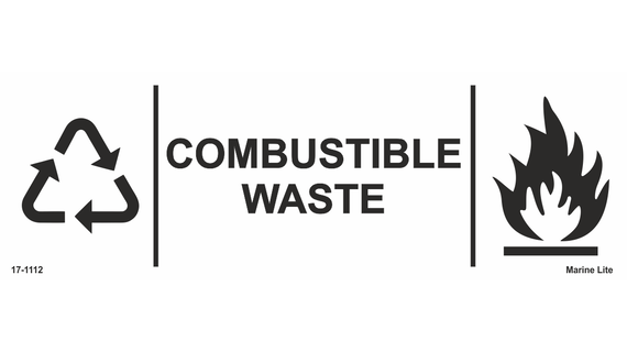 IMDG Signs :: Combustible Waste 17-1112