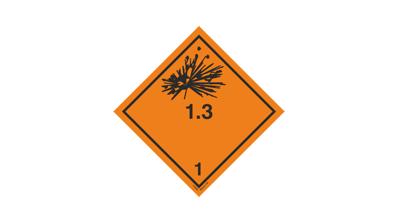 Class 1, Explosive Div. 1.3 172224 332224