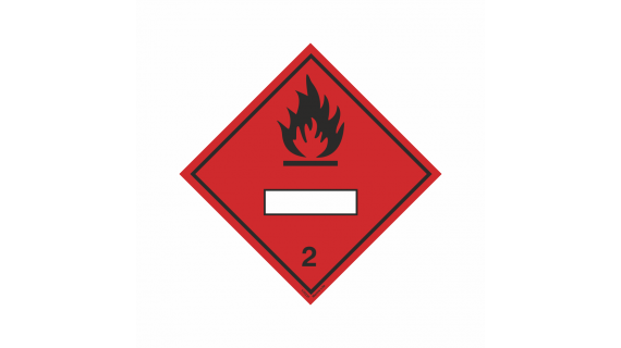Class 2.1, Flammable Gas With Panel For UN Number 172231 332231