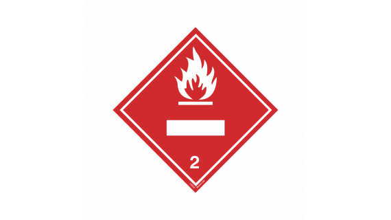 Class 2.1, Flammable Gas With Panel For UN Number 172231 332231