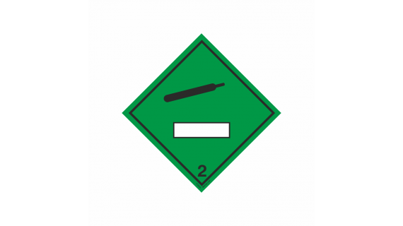Class 2.2 Non Flam. Compressed Gas With Panel For UN Number 172233 332233