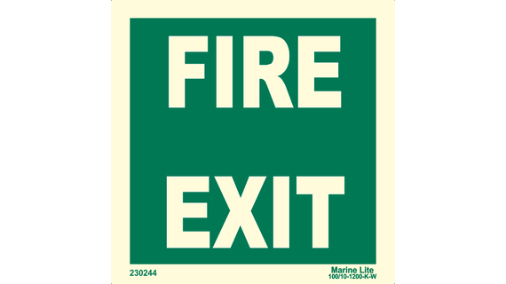 Fire Exit G230244 330244