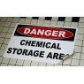 Danger Chemical Storage Area