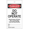 Do Not Operate Electric. at Work 18-7058