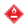 Class 3, Flammable liquid With panel for UN number 172232 332232