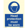 Head Protection Must Be Worn 195710 335710
