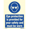 Eye Protection Is Provided For Your Safety 195730 335730