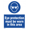 Eye Protection Must Be Worn In This Area 195734 335734
