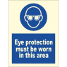 Eye Protection Must Be Worn In This Area 195734  335734