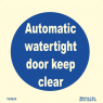 Automatic watertight door keep clear 195820 335820