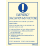Emergency Evacuation Instructions 195903 335903
