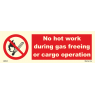 No Hot Work During Gas Freeing Or Cargo Operation 208535