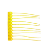 Security Seals-Plastic Bands 260mm (Yellow)